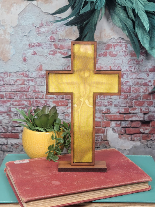 Standing Cross - Silk - 3