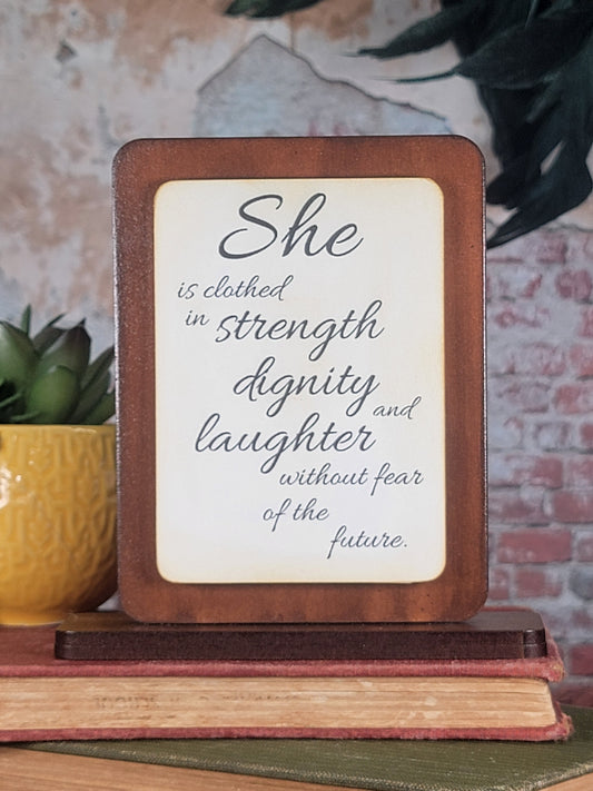 Scripture Magnet - Proverbs 31:25