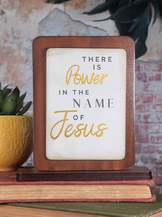 Text Magnet - There is power in the name of Jesus