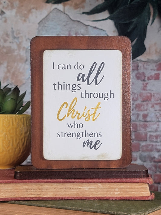 Text Magnet - I can do all things through Christ who strengthens me