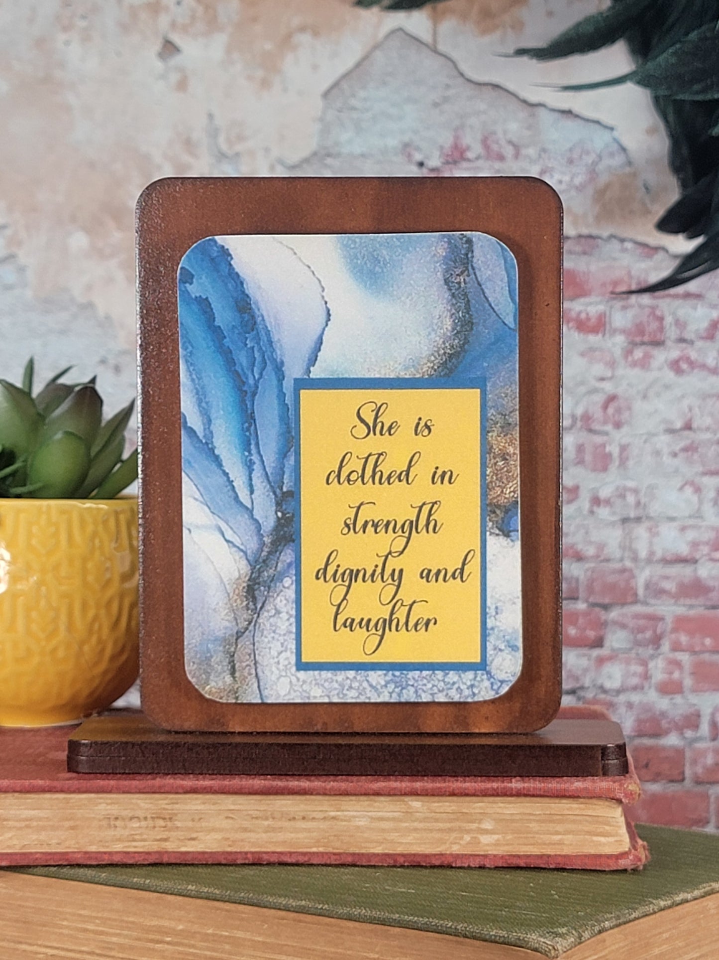 Digital Magnet - She is clothed in strength dignity and laughter