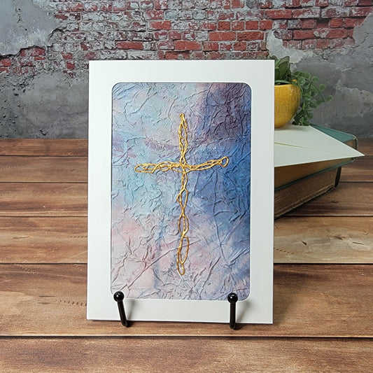 Swirl Cross Art Card - 4x6 - 1