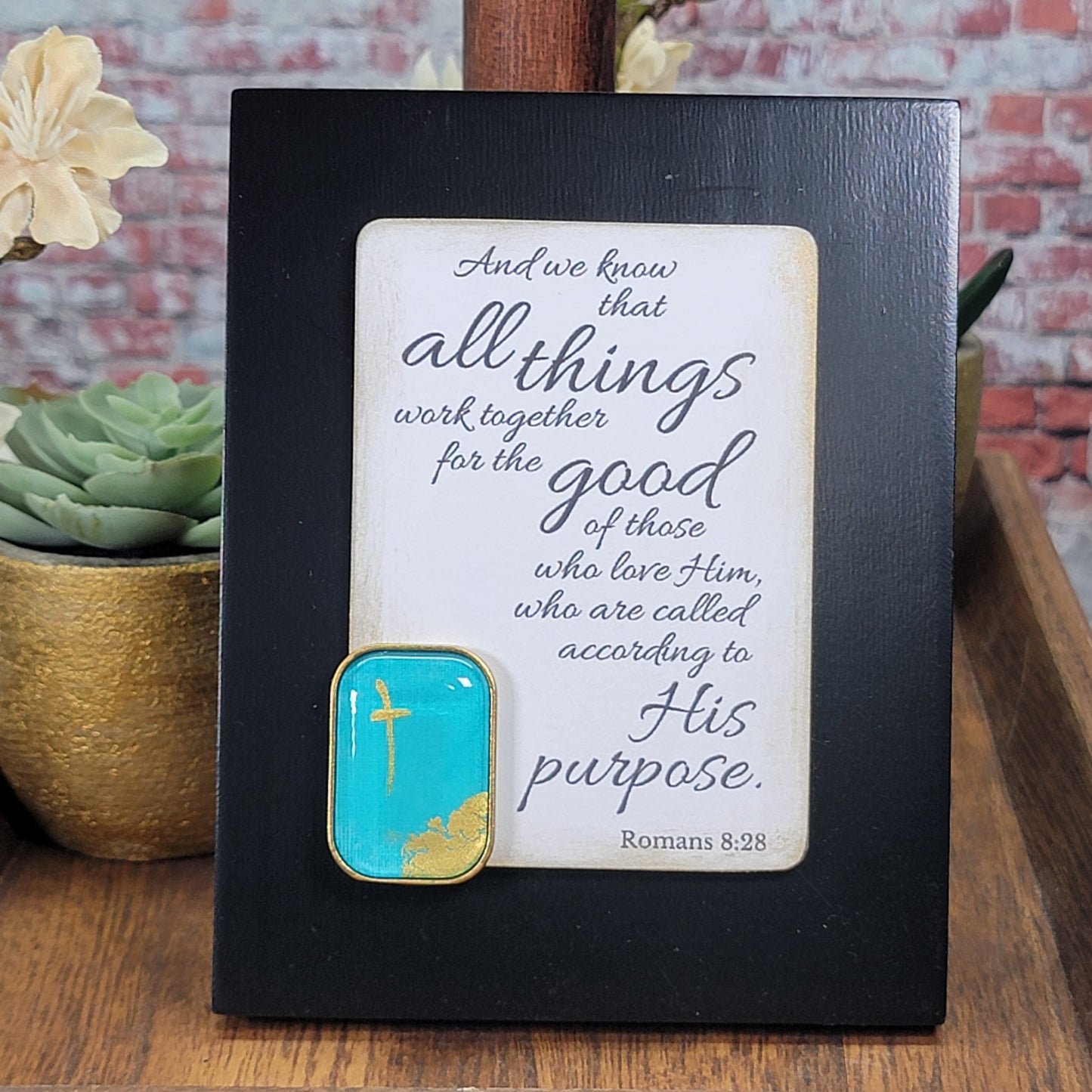 And we know that all things work together for the good of those who love Him who are called according to His purpose - Mini Frame - 1