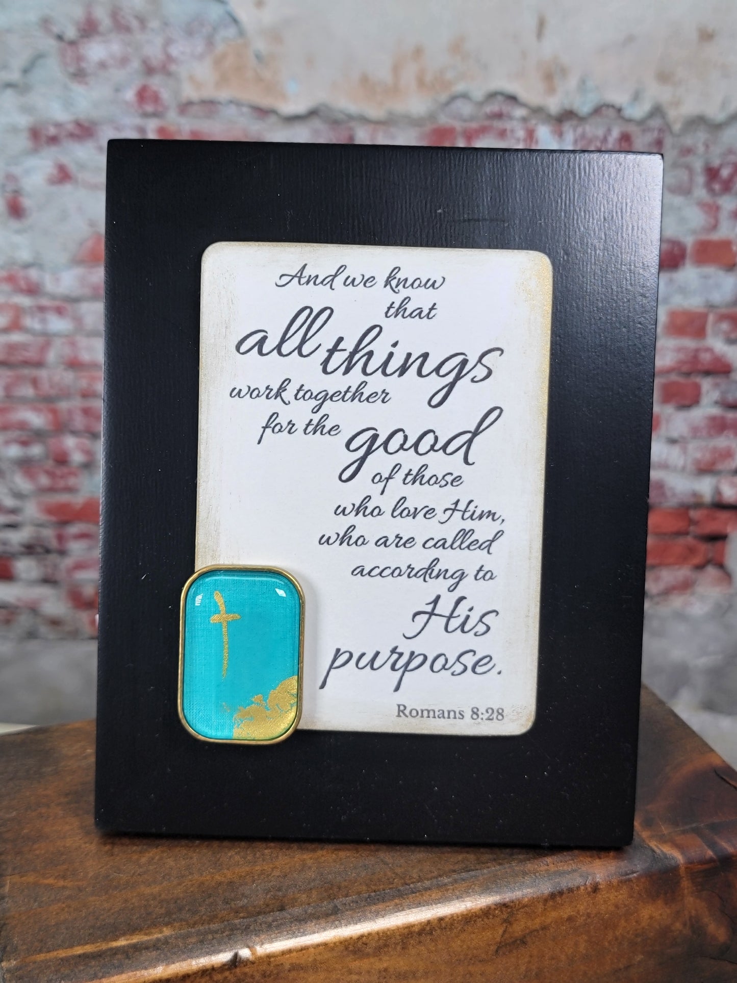 And we know that all things work together for the good of those who love Him who are called according to His purpose - Mini Frame - 1