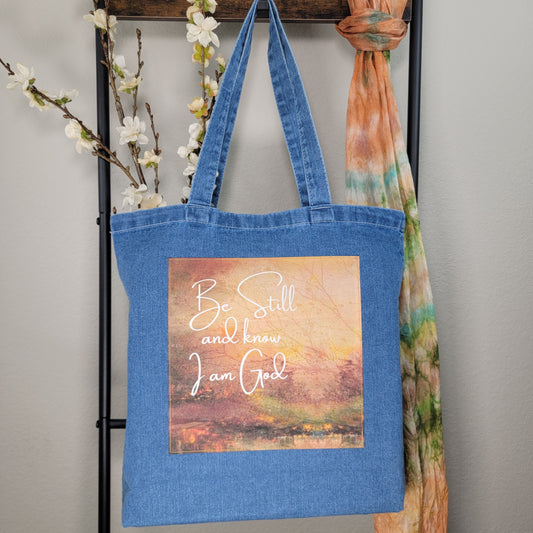 Be Still and Know I Am God - Tote bag - 1