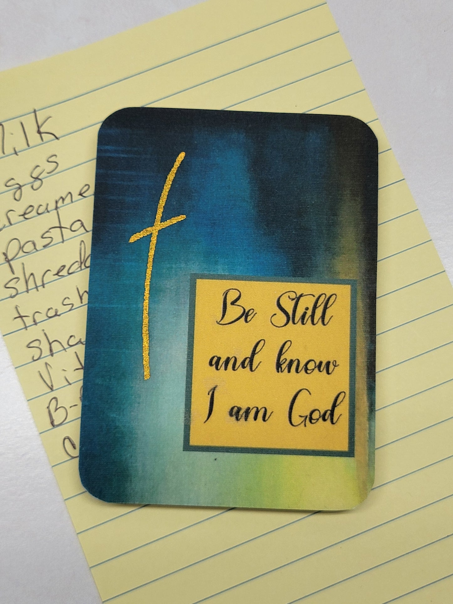 Be still and know I am God - Digital Art Magnet - 1