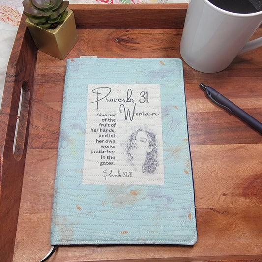 Christian Silk Notebook Cover - Proverbs 31 Woman - 1