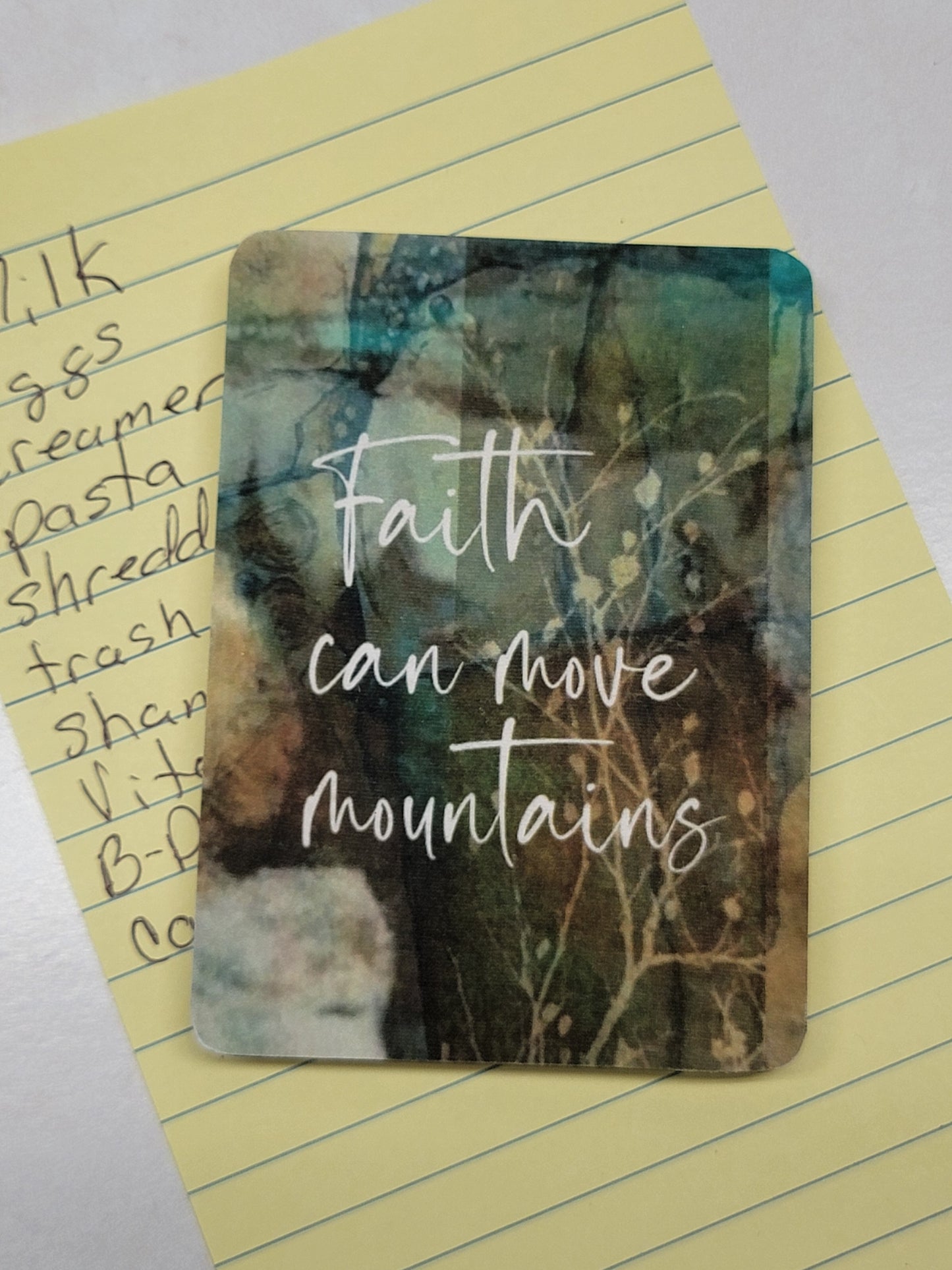 Faith can move mountains - Digital Art Magnet - 2