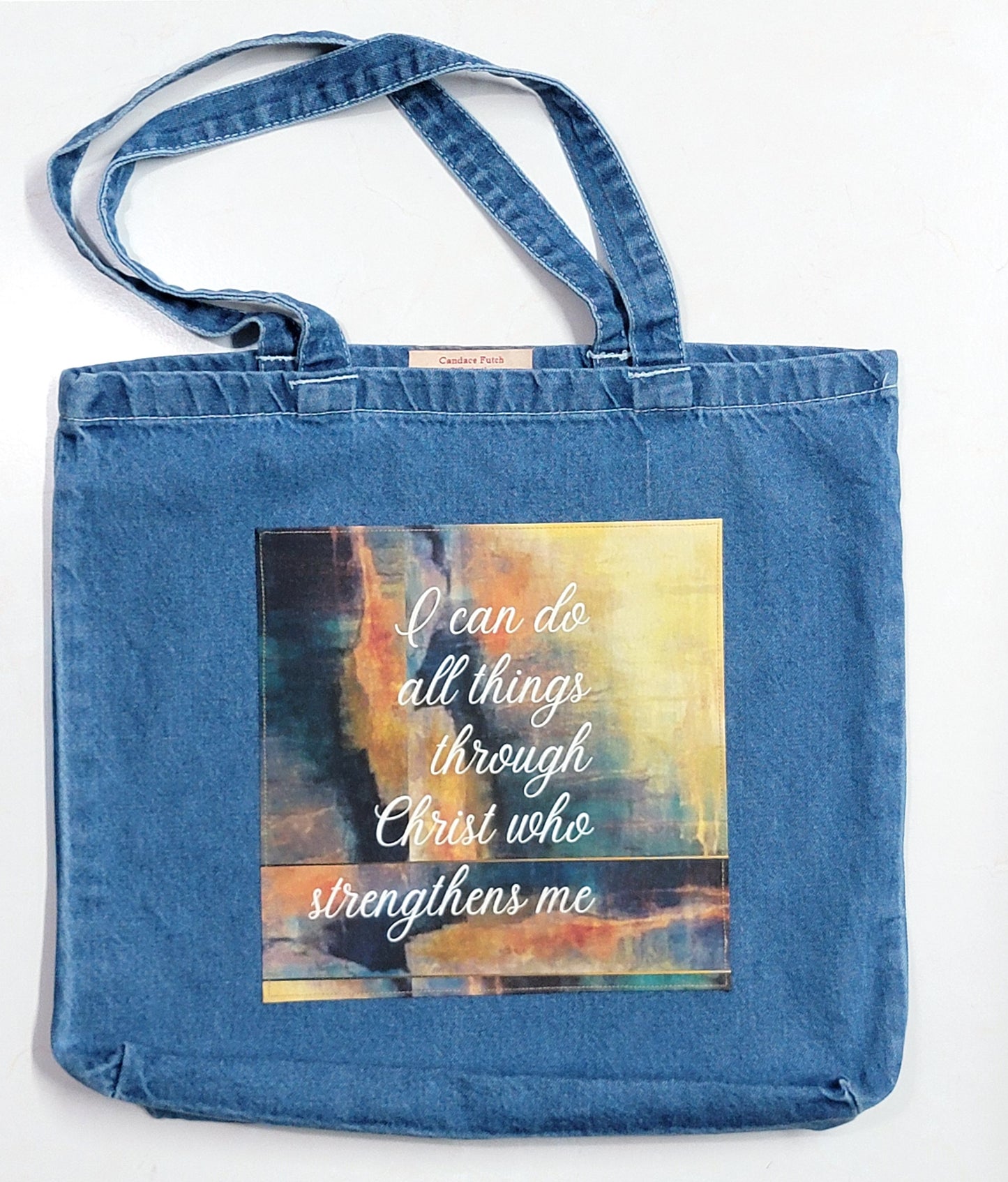 I can do all things in Christ who strengthens me - Totebag - 1