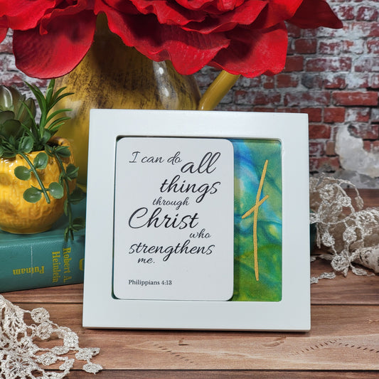 I can do all things through Christ who strengthens me - Mini Frame - 10