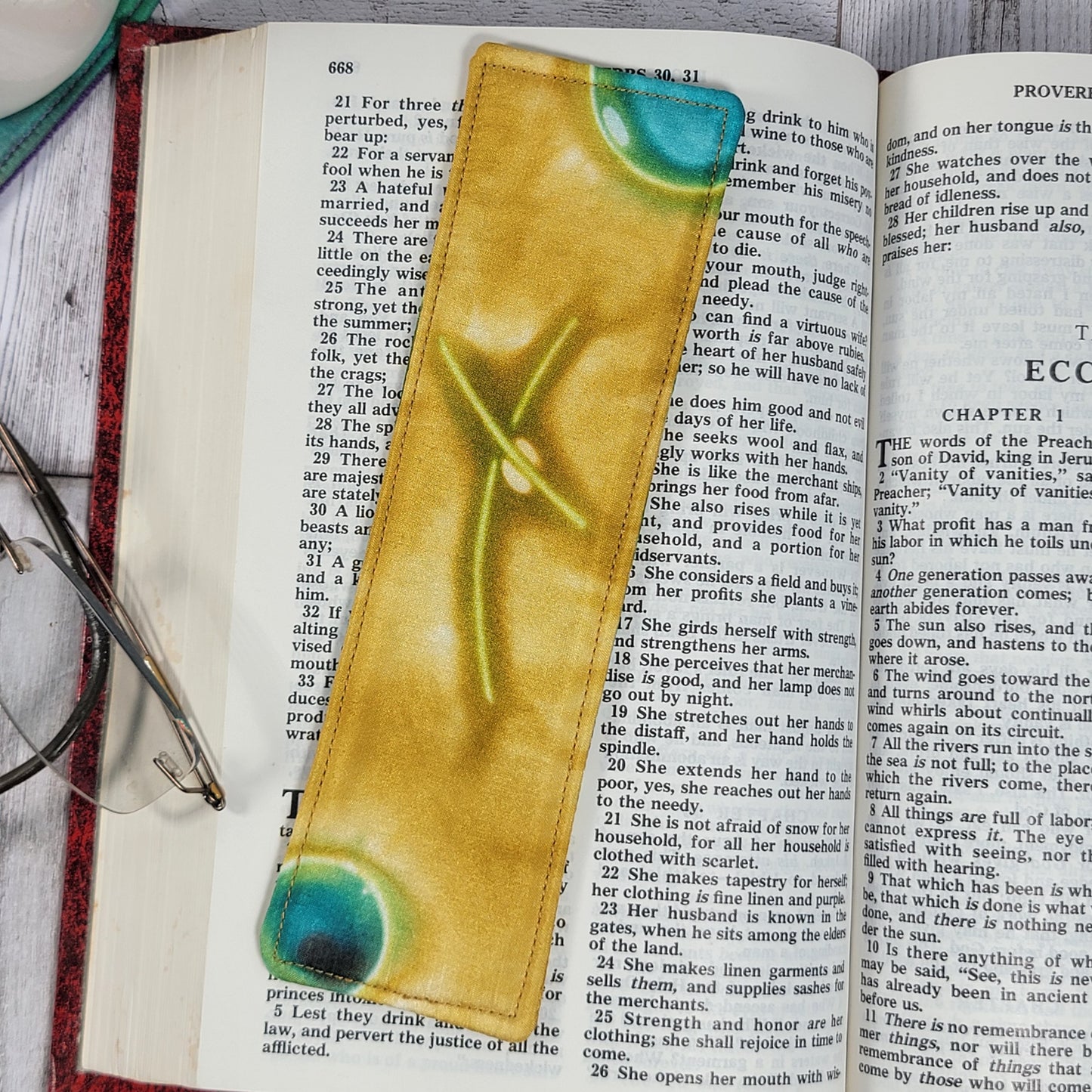 Handmade Christian Cross Bookmark - 5