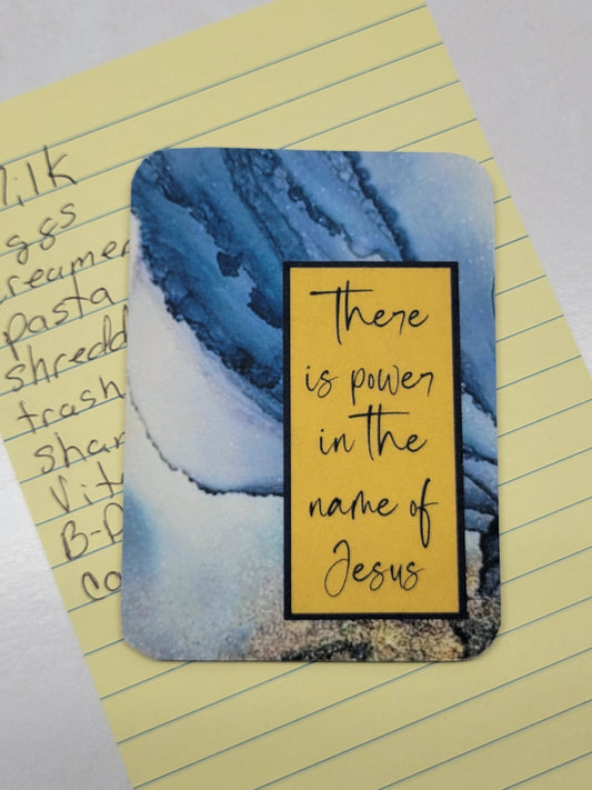 There is power in the name of Jesus - Digital Art magnet - 1