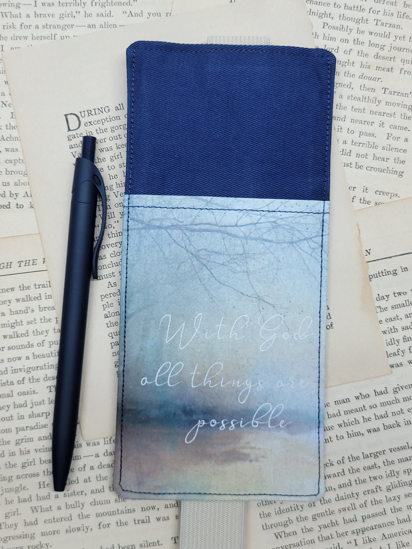 With God all things are possible - Pen Holder - 2