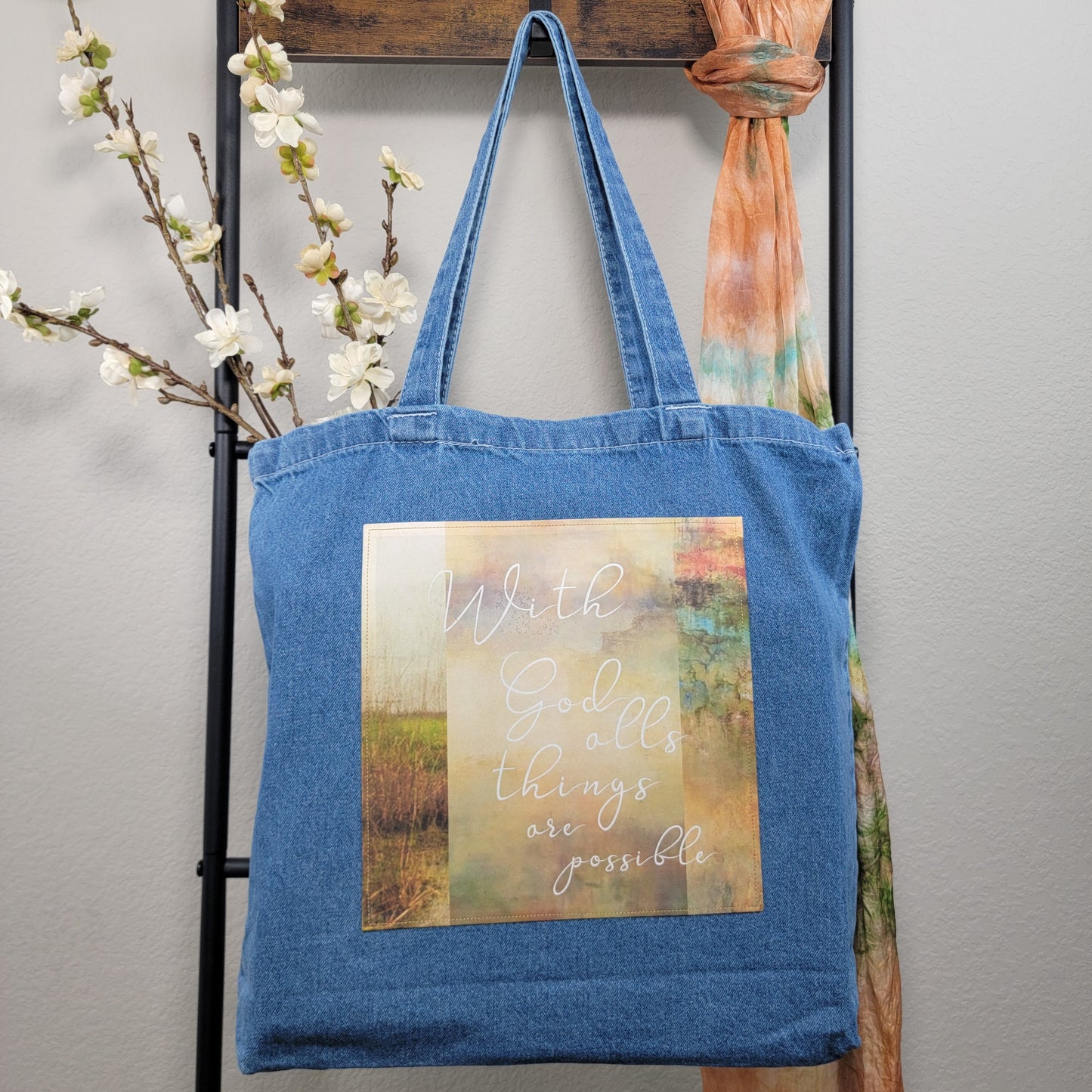 With God all things are possible - Totebag - 1